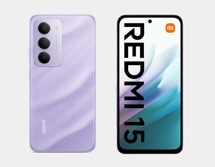 XIAOMI Redmi 15 4G 128GB ROM 6GB RAM Dual SIM GSM Unlocked - Purple