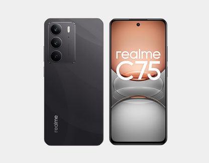 Realme C75 4G Dual Sim 256GB ROM 8GB RAM GSM Unlocked - Black