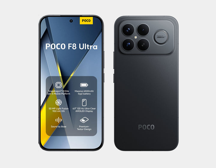 Xiaomi Poco F8 Ultra 5G 256GB ROM 12GB RAM Dual SIM GSM Unlocked - Black