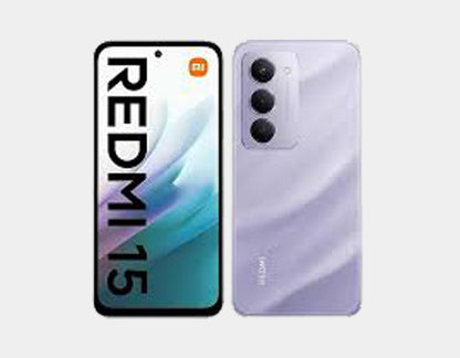 XIAOMI Redmi 15 4G 128GB ROM 6GB RAM Dual SIM GSM Unlocked - Purple
