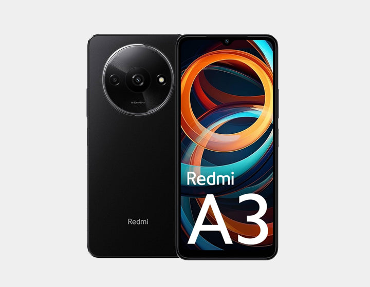 Xiaomi Redmi A3 4G 128GB ROM 4GB RAM Dual SIM GSM Unlocked - Black