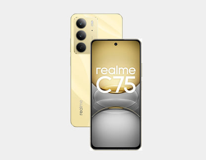 Realme C75 4G Dual Sim 256GB ROM 8GB RAM GSM Unlocked - Gold