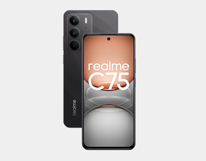Realme C75 4G Dual Sim 256GB ROM 8GB RAM GSM Unlocked - Black