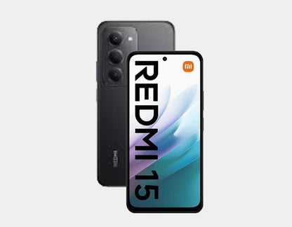 XIAOMI Redmi 15 4G 128GB ROM 6GB RAM Dual SIM GSM Unlocked - Black