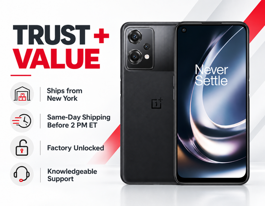 OnePlus Nord CE 2 Lite CPH2409 5G Dual SIM 128GB 8GB RAM GSM Unlocked – Black Dusk