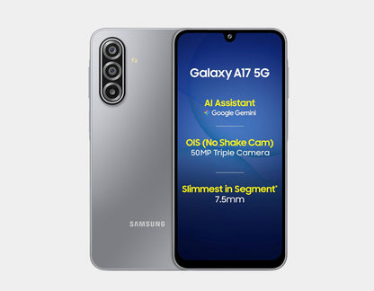 Samsung Galaxy A17 5G A176B Dual SIM 256GB ROM 8GB RAM GSM Unlocked - Gray