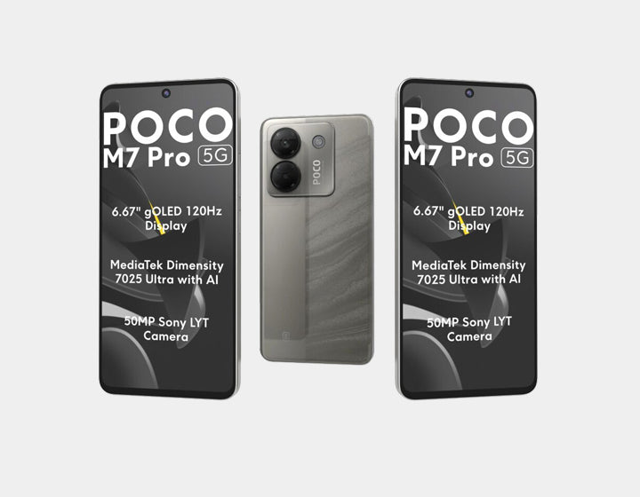 Xiaomi Poco M7 Pro 5G Dual SIM 256GB ROM 8GB RAM GSM Unlocked - Silver