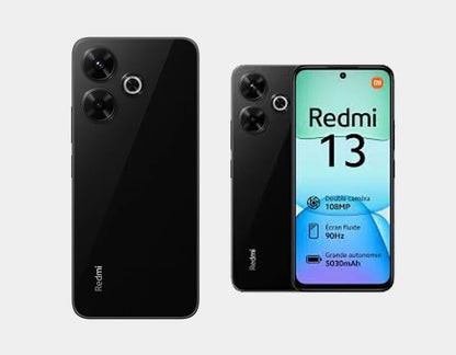 Xiaomi Redmi 13 4G Dual SIM 256GB ROM 8GB RAM GSM Unlocked - Black