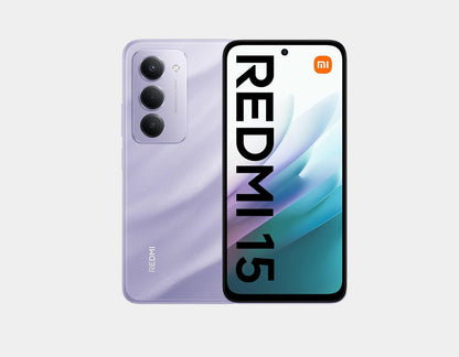 XIAOMI Redmi 15 4G 128GB ROM 6GB RAM Dual SIM GSM Unlocked - Purple