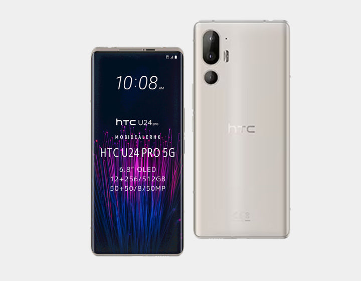 HTC U24 Pro 5G Dual SIM 256GB ROM 12GB RAM GSM Unlocked – White