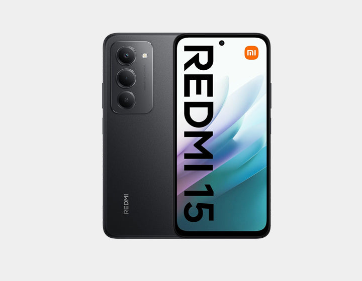 XIAOMI Redmi 15 4G 128GB ROM 6GB RAM Dual SIM GSM Unlocked - Black