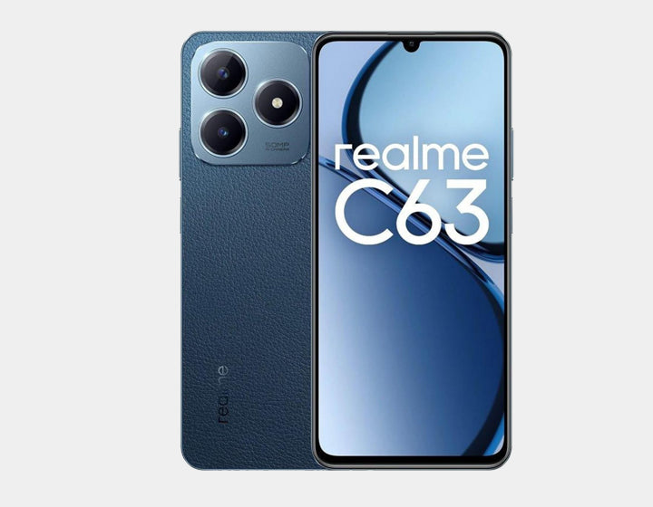 Realme C63 4G Dual Sim 256GB ROM 8GB RAM GSM Unlocked - Blue