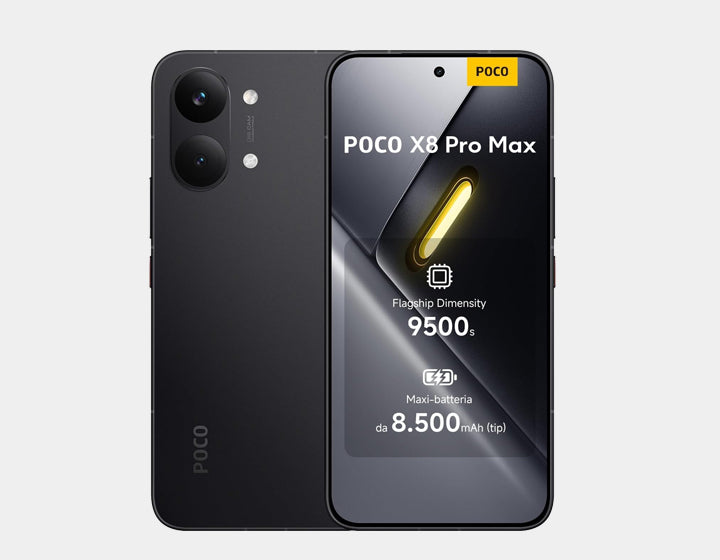 Xiaomi Poco X8 PRO MAX 5G 256GB ROM 12GB RAM Dual SIM GSM Unlocked - Black