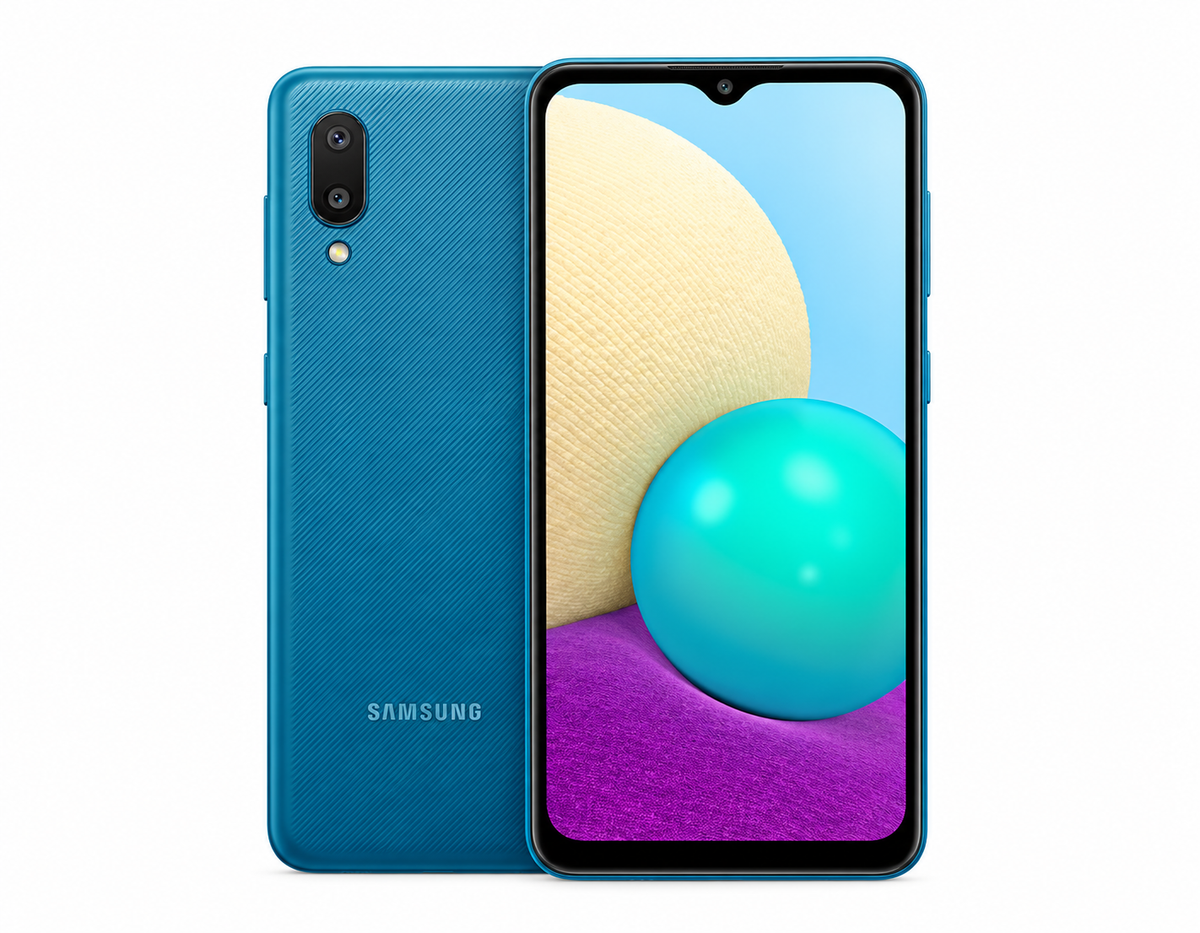 Samsung Galaxy A02 A022G/DS Dual Sim LTE 32GB, 2GB RAM GSM Unlocked - Blue