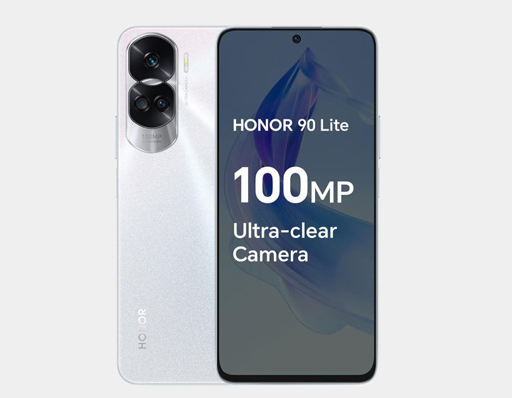 Honor 90 Lite 5G Dual SIM 256GB ROM 8GB RAM GSM Unlocked - Silver