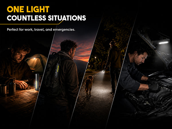 USATEKO T9 Pro Rechargeable Flashlight, 1500 Lumens, 365nm UV, Magnetic Base, IPX6 feature image