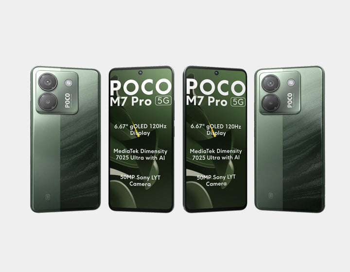 Xiaomi Poco M7 Pro 5G Dual SIM 256GB ROM 8GB RAM GSM Unlocked - Green