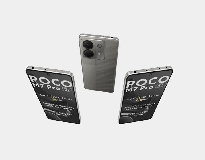 Xiaomi Poco M7 Pro 5G Dual SIM 256GB ROM 8GB RAM GSM Unlocked - Silver