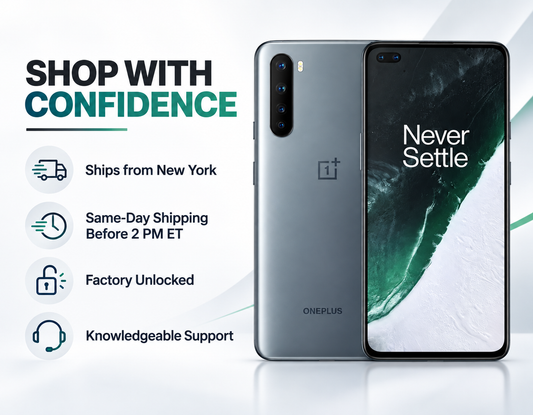 OnePlus Nord 5G AC2003 Dual SIM 256GB 12GB RAM GSM Unlocked - Gray Ash
