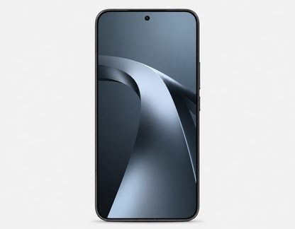 XIAOMI Mi 17T PRO Black unlocked 5G smartphone front view with edge-to-edge display