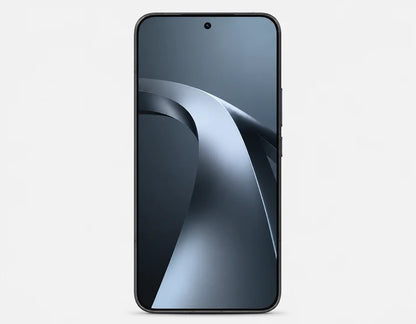 XIAOMI Mi 17T PRO 5G Black smartphone front view with centered top speaker and glossy display.