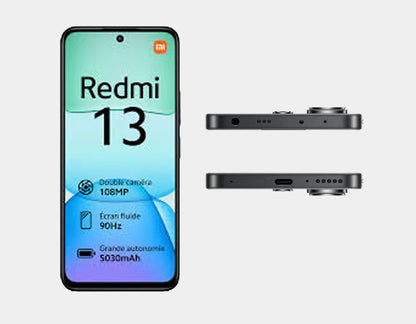 Xiaomi Redmi 13 4G Dual SIM 256GB ROM 8GB RAM GSM Unlocked - Black