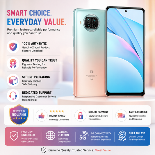 Xiaomi Mi 10T Lite 128GB 6GB RAM GSM Factory Unlocked - Rose Gold Beach