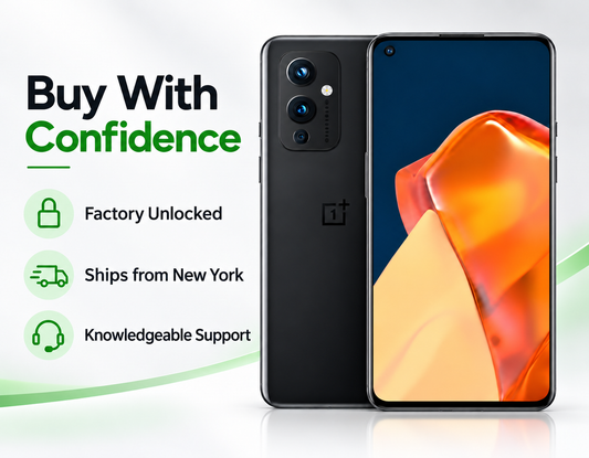 OnePlus 9 5G 256GB 12GB RAM LE2110 Dual SIM GSM Unlocked - Astral Black