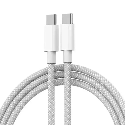 USB-C to USB-C Cable 3FT – 60W Braided Fast Charging Cord for iPhone 17/16/15, iPad Pro & USB-C Devices