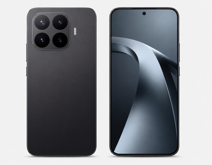XIAOMI Mi 17T PRO  Black unlocked 5G smartphone front and back views with quad camera