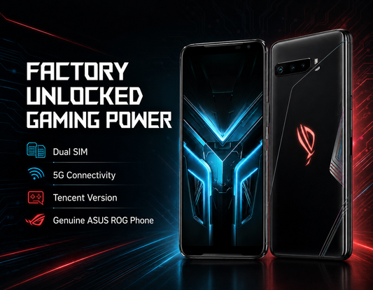Asus ROG Phone 3 5G/128GB+12GB/ Strix Edition Tencent Version GSM Unlocked - Black