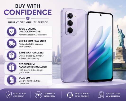 XIAOMI Redmi 15 4G  Purple Xiaomi Redmi smartphone with triple rear camera array and front display