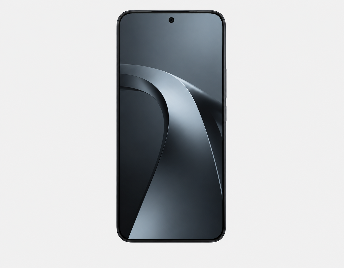 XIAOMI Mi 17T 5G  Black smartphone front view with notch camera and abstract screen design