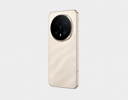 Honor Magic8 Pro smartphone back view, sunrise gold with circular quad camera