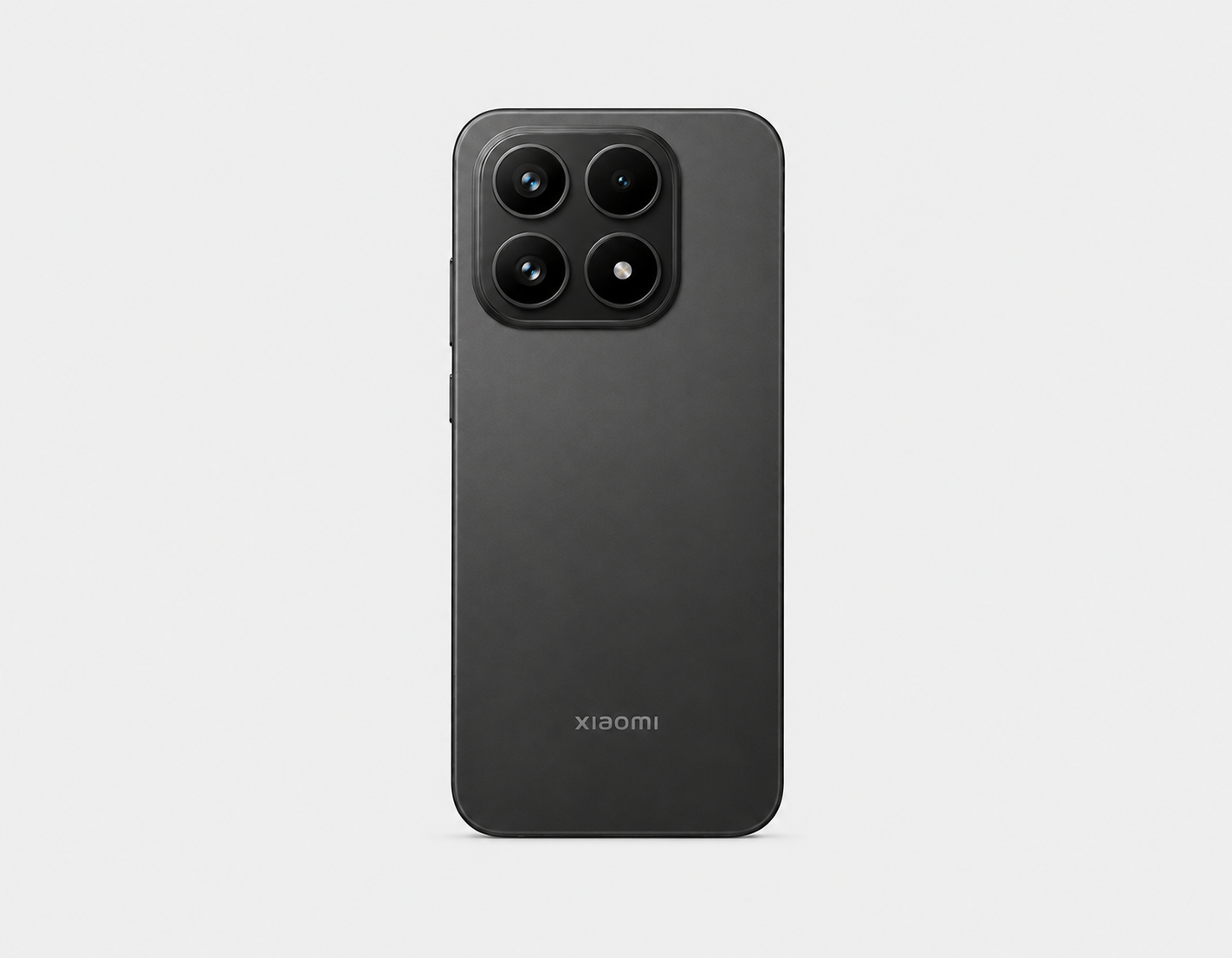 XIAOMI Redmi 17  Black Xiaomi 5G smartphone back view with quad camera module and fingerprint area