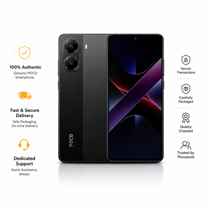 Xiaomi Poco X7 PRO 5G 256GB ROM 8GB RAM Dual SIM GSM Unlocked - Black
