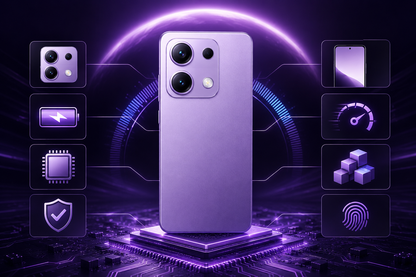 Xiaomi Redmi Note 14S 4G 256GB ROM 8GB RAM Dual Sim GSM Unlocked - Aurora Purple