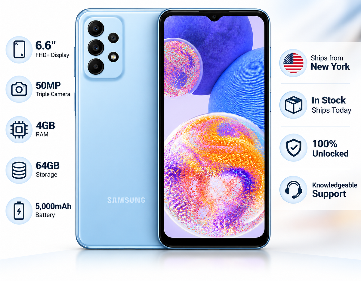Samsung Galaxy A23 SM-A235M Dual SIM, 64 GB 4GB RAM GSM Unlocked