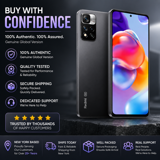 Xiaomi Redmi Note 11 Pro Plus 5G Dual SIM 256GB 8GB RAM GSM Unlocked - Graphite Gray