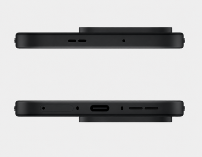 OnePlus 15 5G  Black smartphone side view showing ports and slim profile