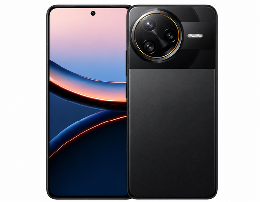 Xiaomi Poco F7 Ultra 5G Black Xiaomi POCO smartphone with front display and dual rear camera module