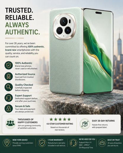 Mint green smartphone on outdoor surface with triple rear camera and glass front