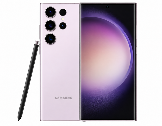 Samsung Galaxy S23 Ultra 5G Dual S9180 256GB 12GB RAM GSM Unlocked – Lavender