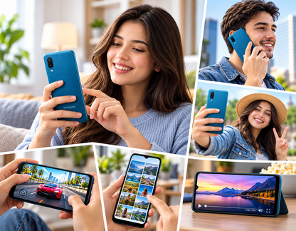 Samsung Galaxy A02 A022G/DS Dual Sim LTE 32GB, 2GB RAM GSM Unlocked - Blue