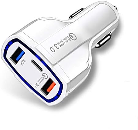 35W Dual-Port USB-C & USB-A Fast Car Charger – PD & QC 3.0 for Cars, SUVs and Trucks