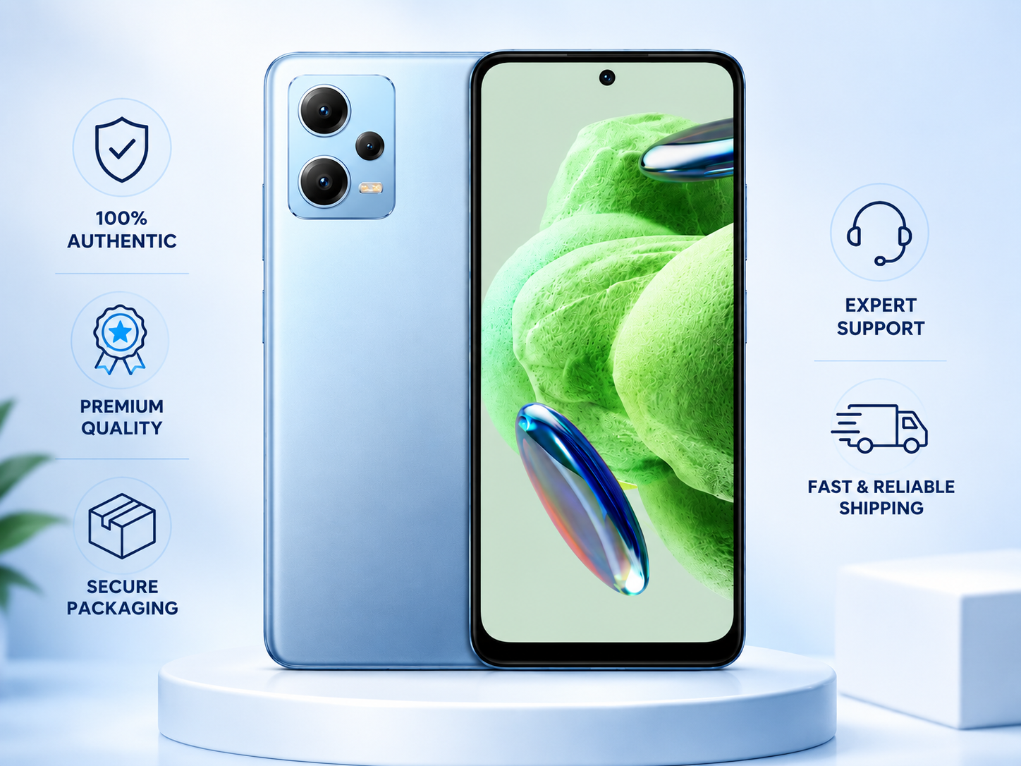 Xiaomi Redmi Note 12 Pro 5G Dual SIM 256GB ROM 8GB RAM GSM - Blue