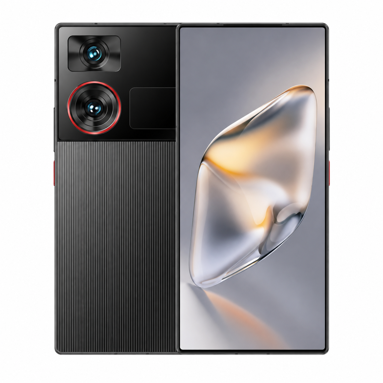 Black Nubia Z60 Ultra 5G smartphone with dual rear cameras and front display