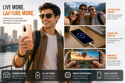 Xiaomi Redmi Note 10 Pro 128GB 6GB RAM GSM Unlocked - Gradient Bronze