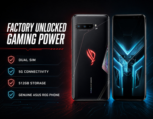 Asus ROG Phone 3 512GB 12GB RAM 5G ZS661KS / I003DD SD865 - Black Glare