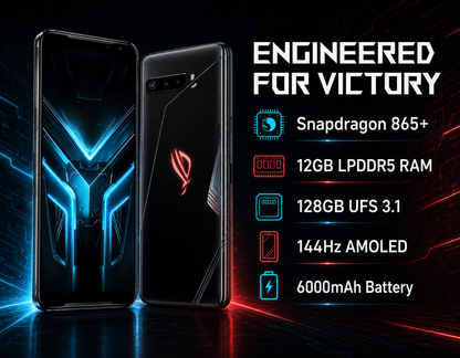 Asus ROG Phone 3 5G/128GB+12GB/ Strix Edition Tencent Version GSM Unlocked - Black